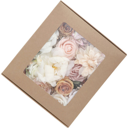 Flag Village Flower Box Wedding Birthday Party Gift Wedding Bridesmaid Bridal Bouquet