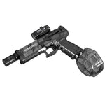 Flag Village Fire Rat Electric Water Pistol Cool Light Full Automatic Water Spray Gun Summer Toy Sports Entertainment Children Gifts AC223