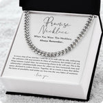 Flag Village Male Stainless Steel Double-sided Ground Cuban Chain Gift Box Set