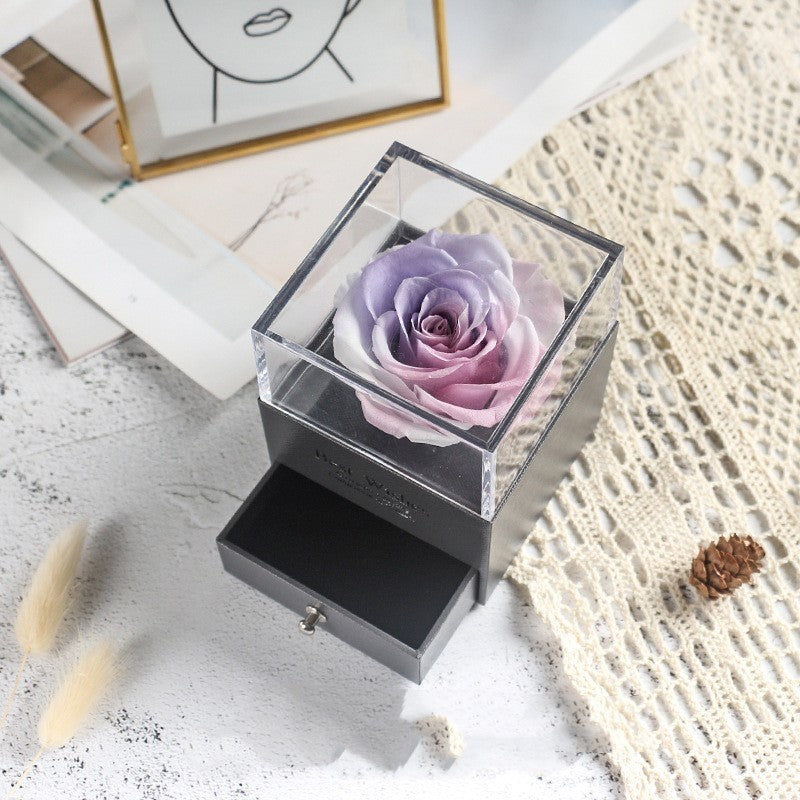 Flag Village Eve Valentine's Day Eternal Flowers Gift Box Ornaments