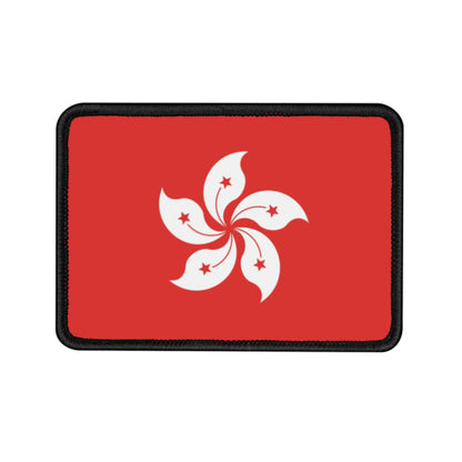 Flag Village Hong Kong Flag Embroidery Iron-On Patches