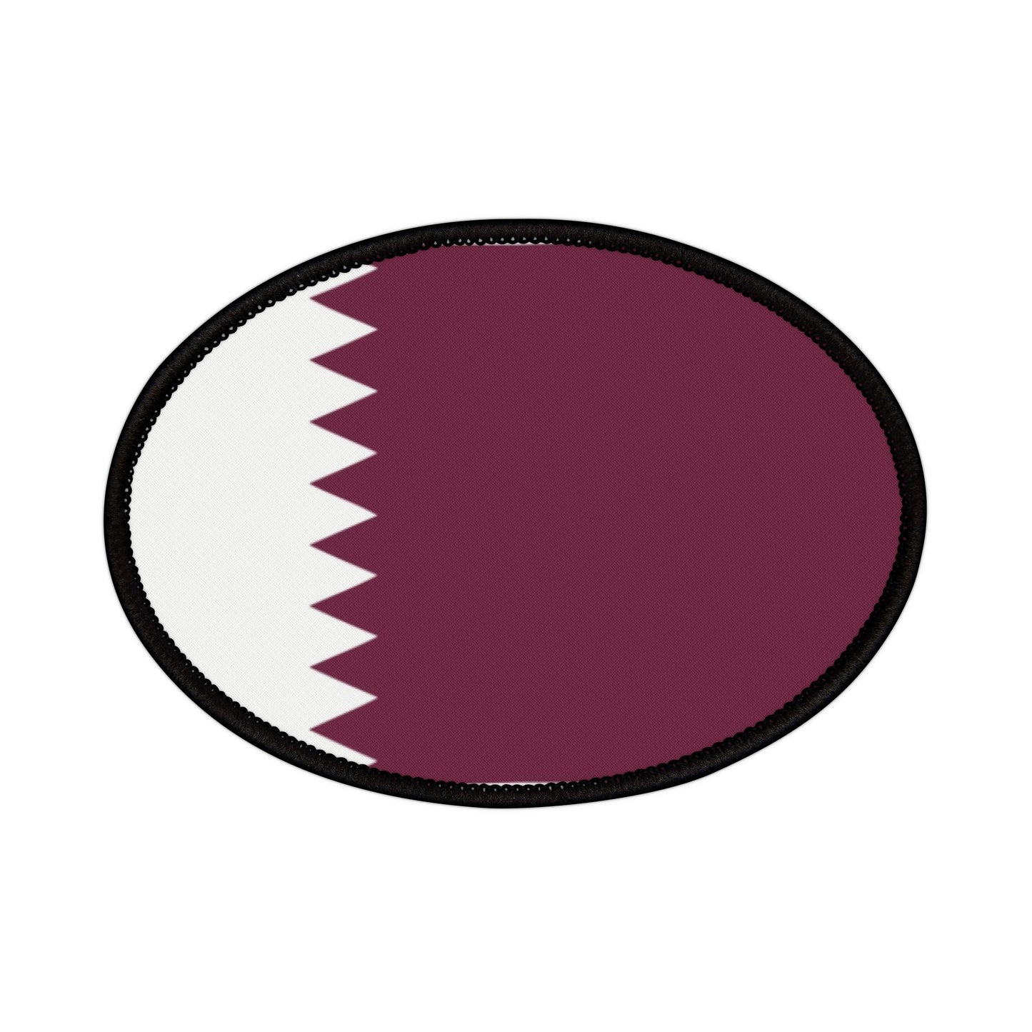 Flag Village Qatar Flag Embroidery Iron-On Patches