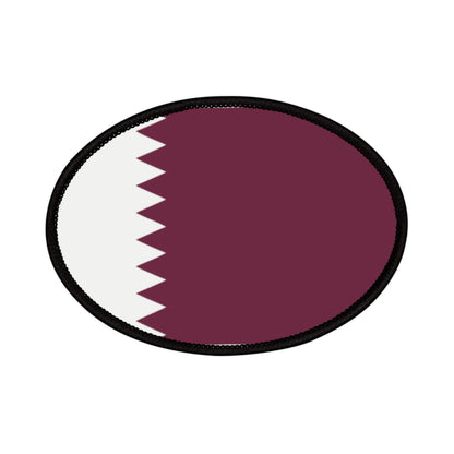 Flag Village Qatar Flag Embroidery Iron-On Patches