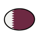 Flag Village Qatar Flag Embroidery Iron-On Patches