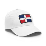 Flag Village Dominican Republic Flag Hat Cap with Leather Patch