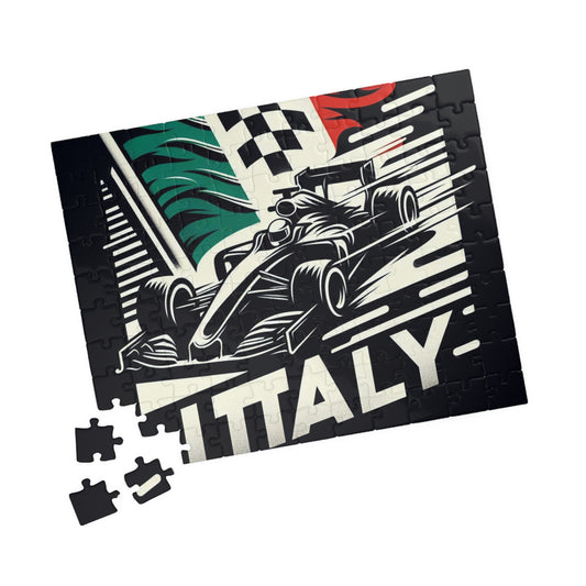 Flag Village Italy Racing Car Sporting Flag Puzzle (110, 252, 520, 1014-piece) ITA0013