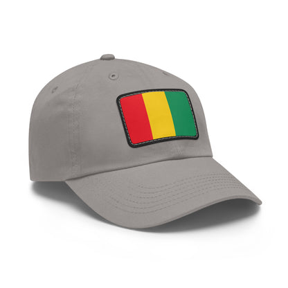 Flag Village Guinea Flag Hat Cap with Leather Patch
