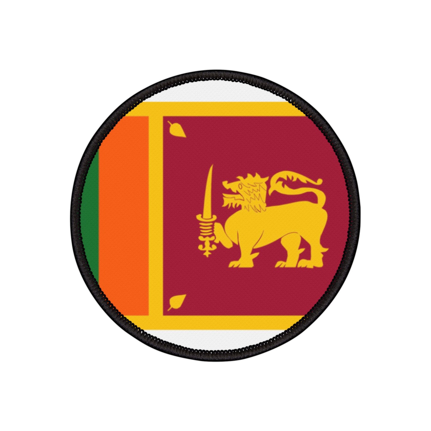 Flag Village Sri Lanka Flag Embroidery Iron-On Patches