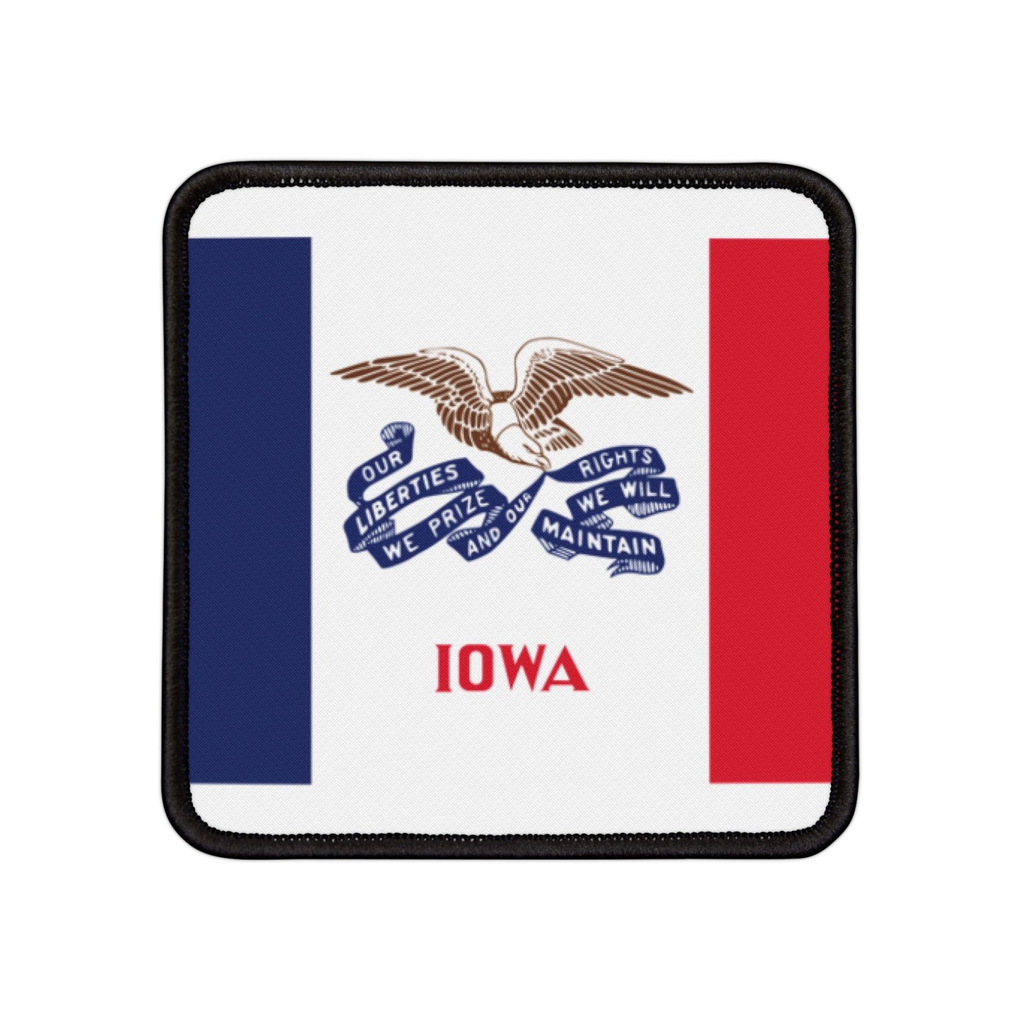 Flag Village Iowa State Flag Embroidery Iron-On Patches