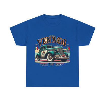 Flag Village Mexico Vintage Car Flag T-SHIRT Heavy Cotton Tee MEX0004