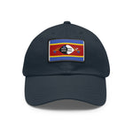 Flag Village Eswatini Flag Hat Cap with Leather Patch