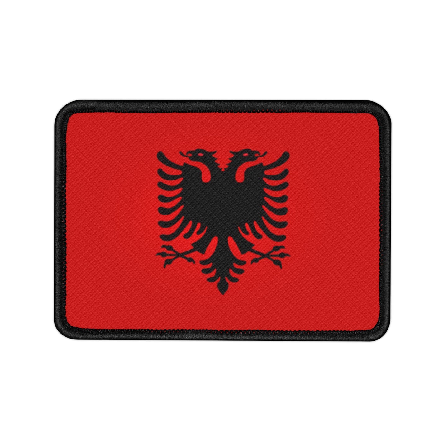 Flag Village Albania Embroidery Iron-On Patches