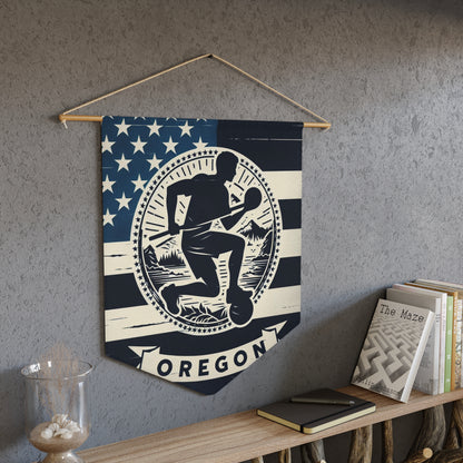 Flag Village Oregon State Flag Pennant Sporting Home Wall decoration OR0002
