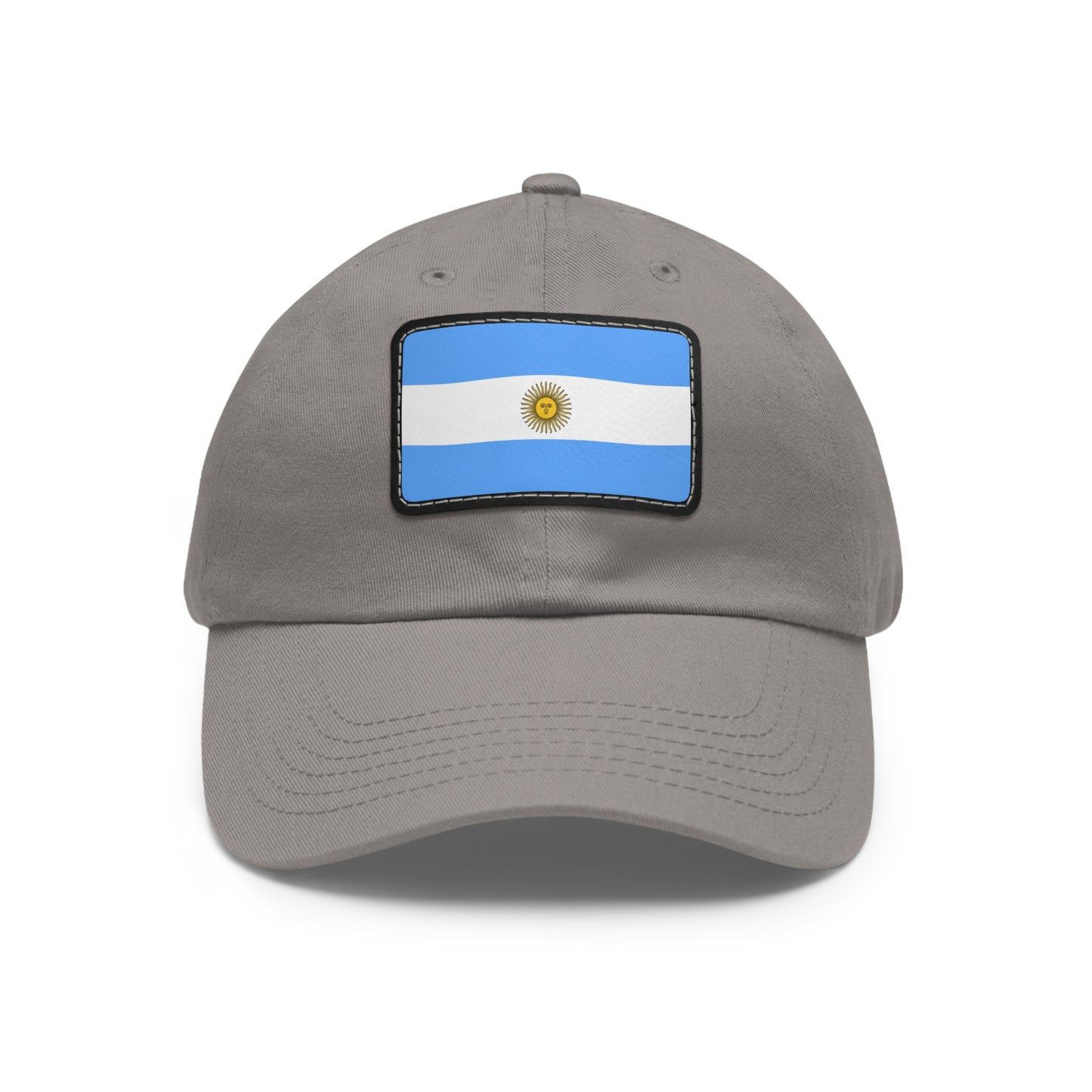 Flag Village Argentina Flag Hat Cap with Leather Patch