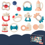Flag Village Baby Rattle Plastic Toy Gift Box Set