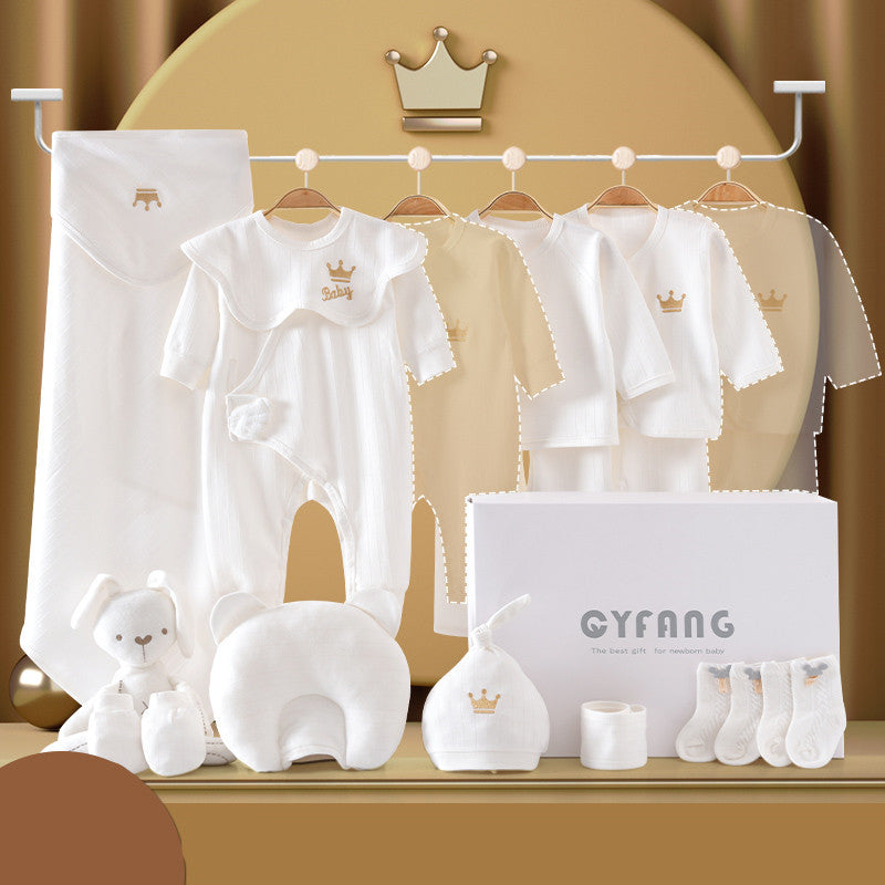 Flag Village Baby Clothes Autumn And Winter Newborn Gift Box Set