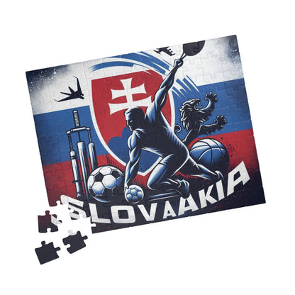 Flag Village Slovakia Sporting Flag Puzzle (110, 252, 520, 1014-piece) SVK0005