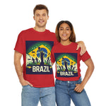 Flag Village Brazil Sporting Flag T-SHIRT Heavy Cotton Tee BRA0010