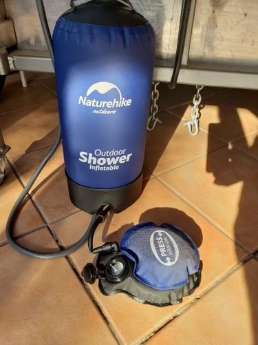 Flag Village Outdoor Shower Bag Camping Folding Shower