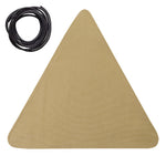 Flag Village Folding Portable Camping And Hiking Trip With Triangular Fabric Stool