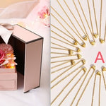 Flag Village Mothers Day Gift Double Door Rose Gift Box Jewelry Creative Decorate Boxs