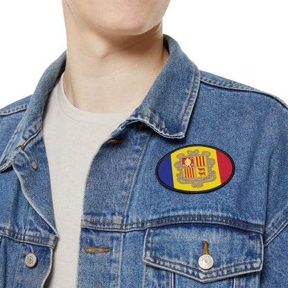 Flag Village Andorra Flag Embroidery Iron-On Patches