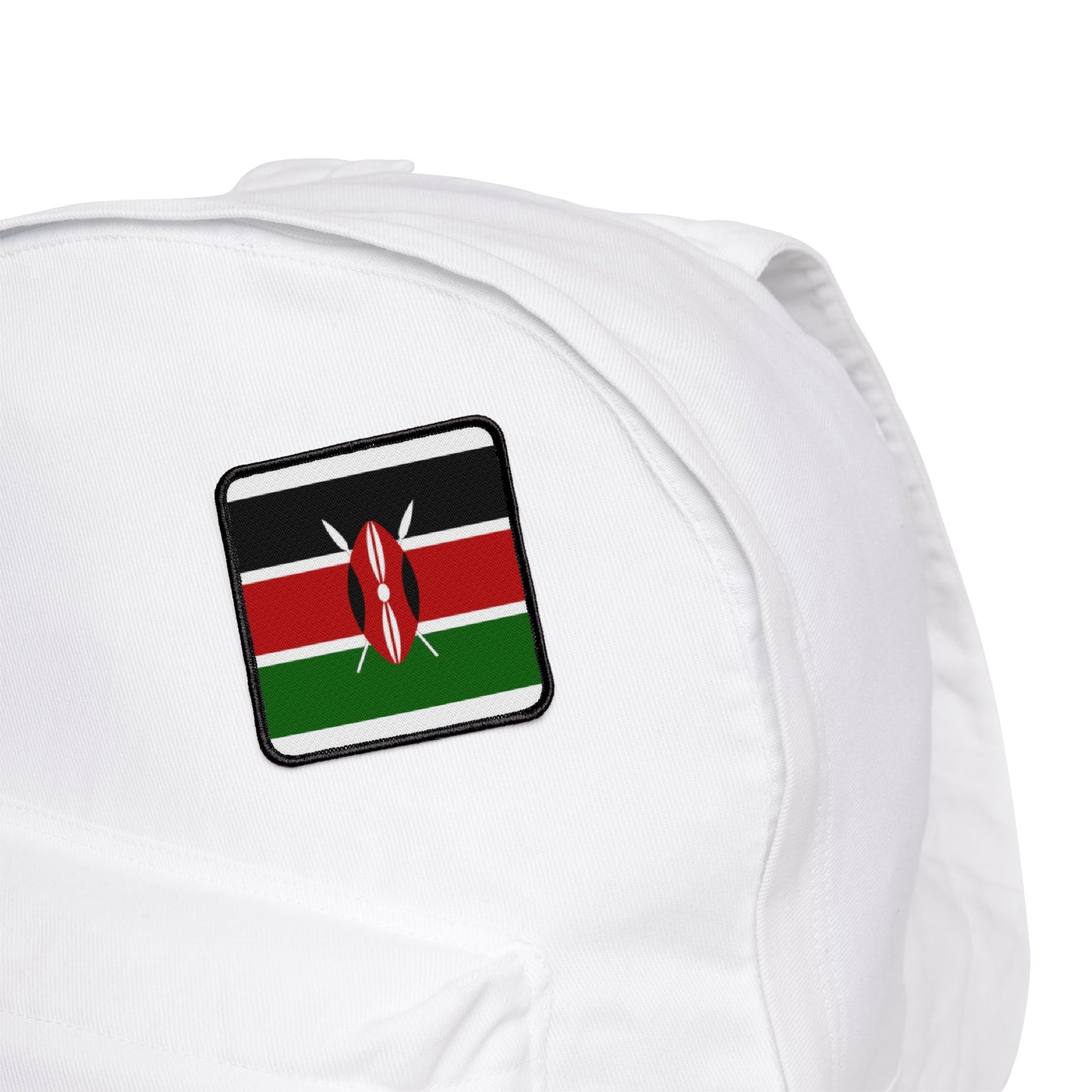 Flag Village Kenya Flag Embroidery Iron-On Patches