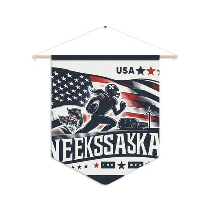 Flag Village Nebraska State Flag Pennant Sporting Home Wall decoration NE0002