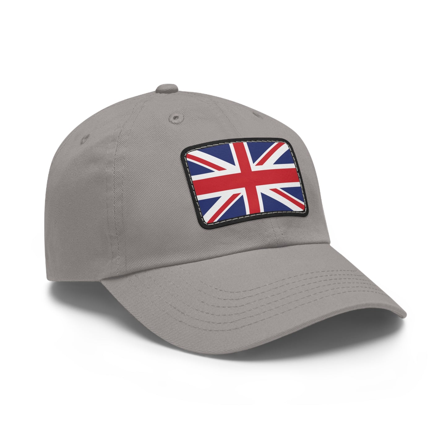 Flag Village United Kingdom Flag Hat Cap with Leather Patch
