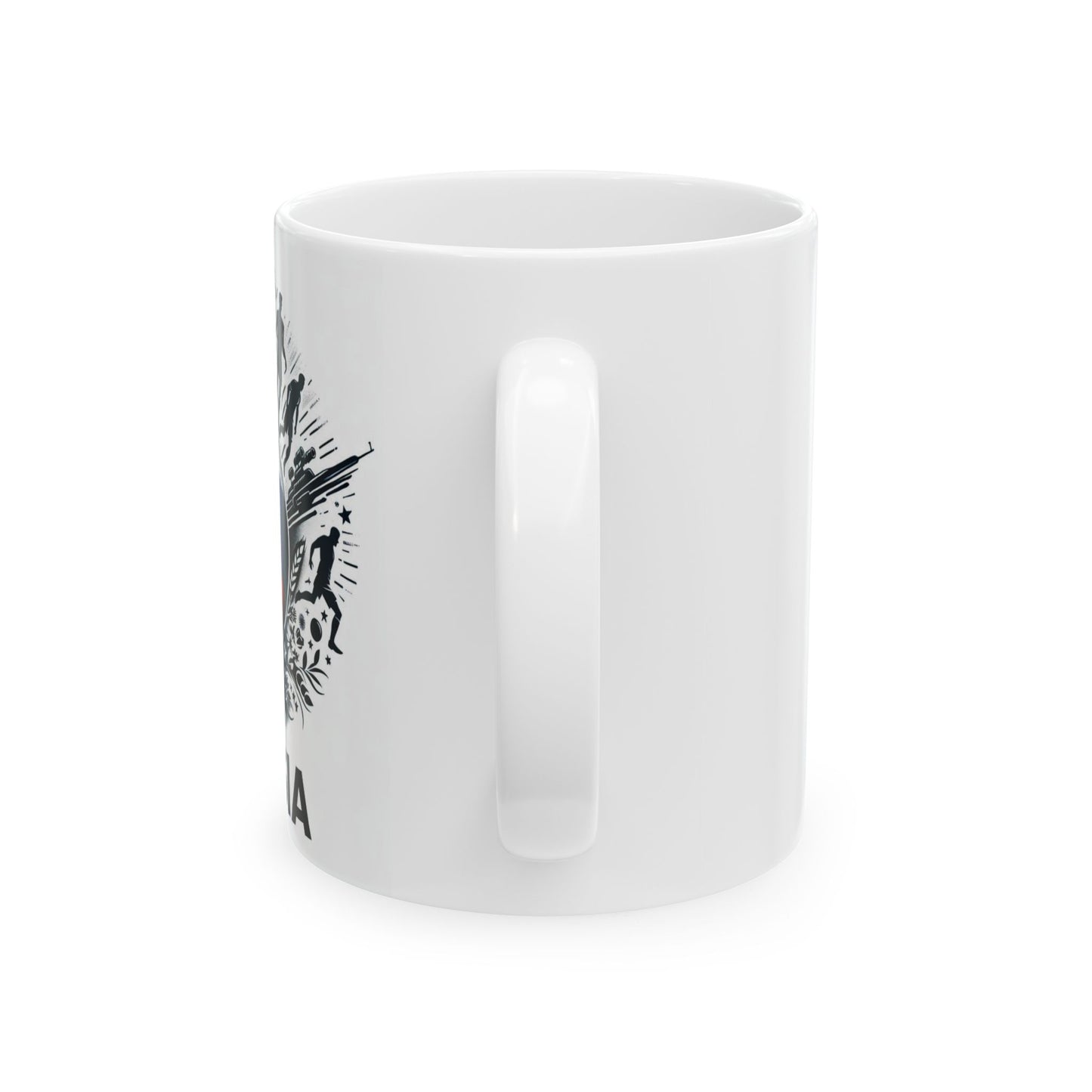 Flag Village Russia Sporting Flag Ceramic Coffee Mug 11oz RUS0007