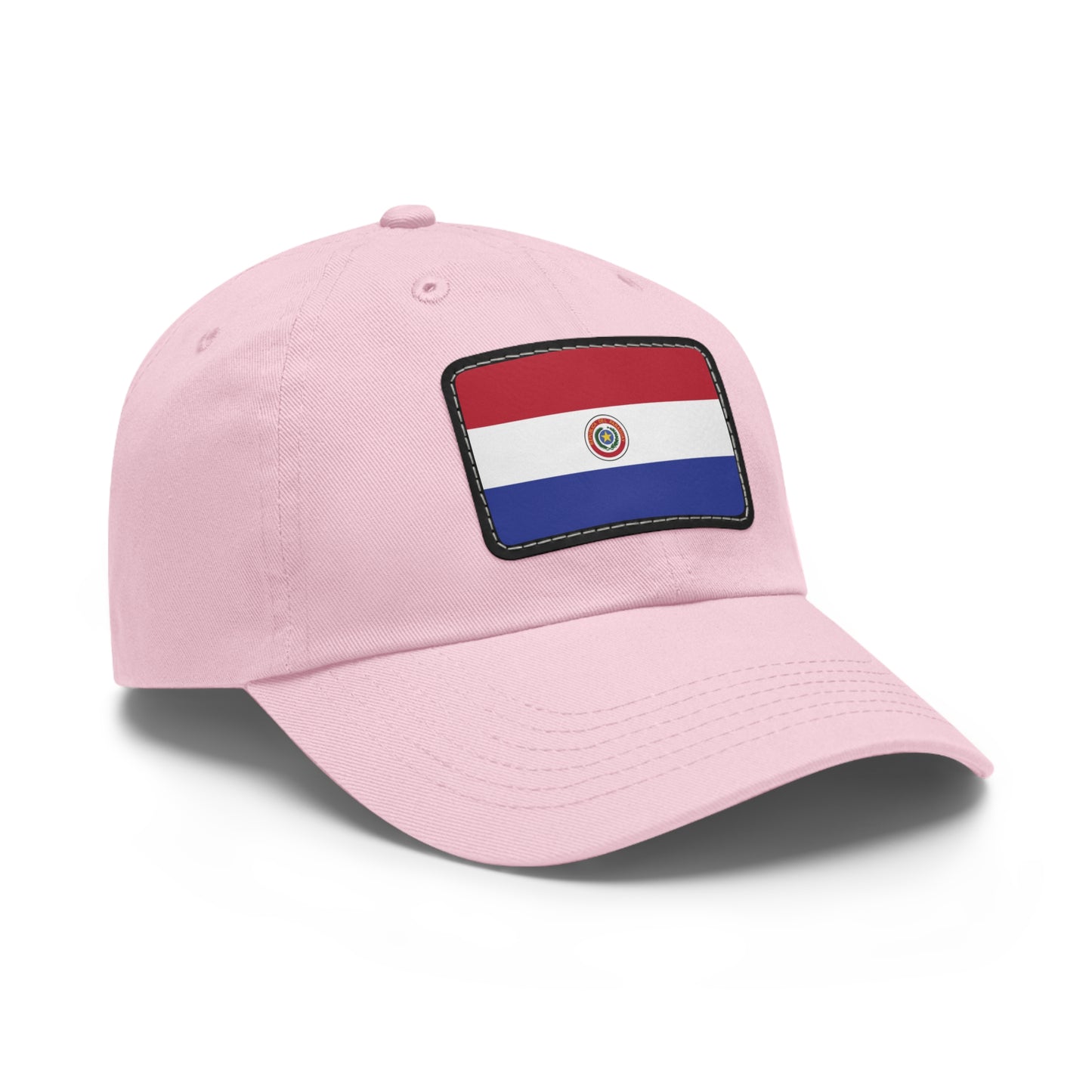 Flag Village Paraguay Flag Hat Cap with Leather Patch