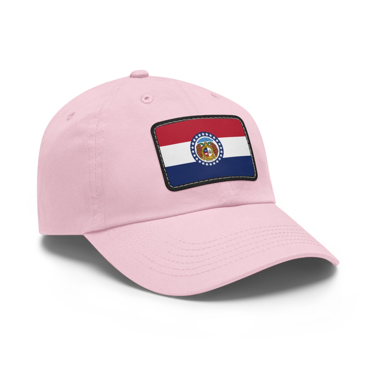 Flag Village USA Missouri State Flag Hat Cap with Leather Patch