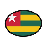 Flag Village Togo Flag Embroidery Iron-On Patches FV-PT0081