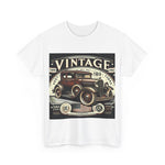 Flag Village USA Vintage Car Flag T-SHIRT Heavy Cotton Tee USA0014