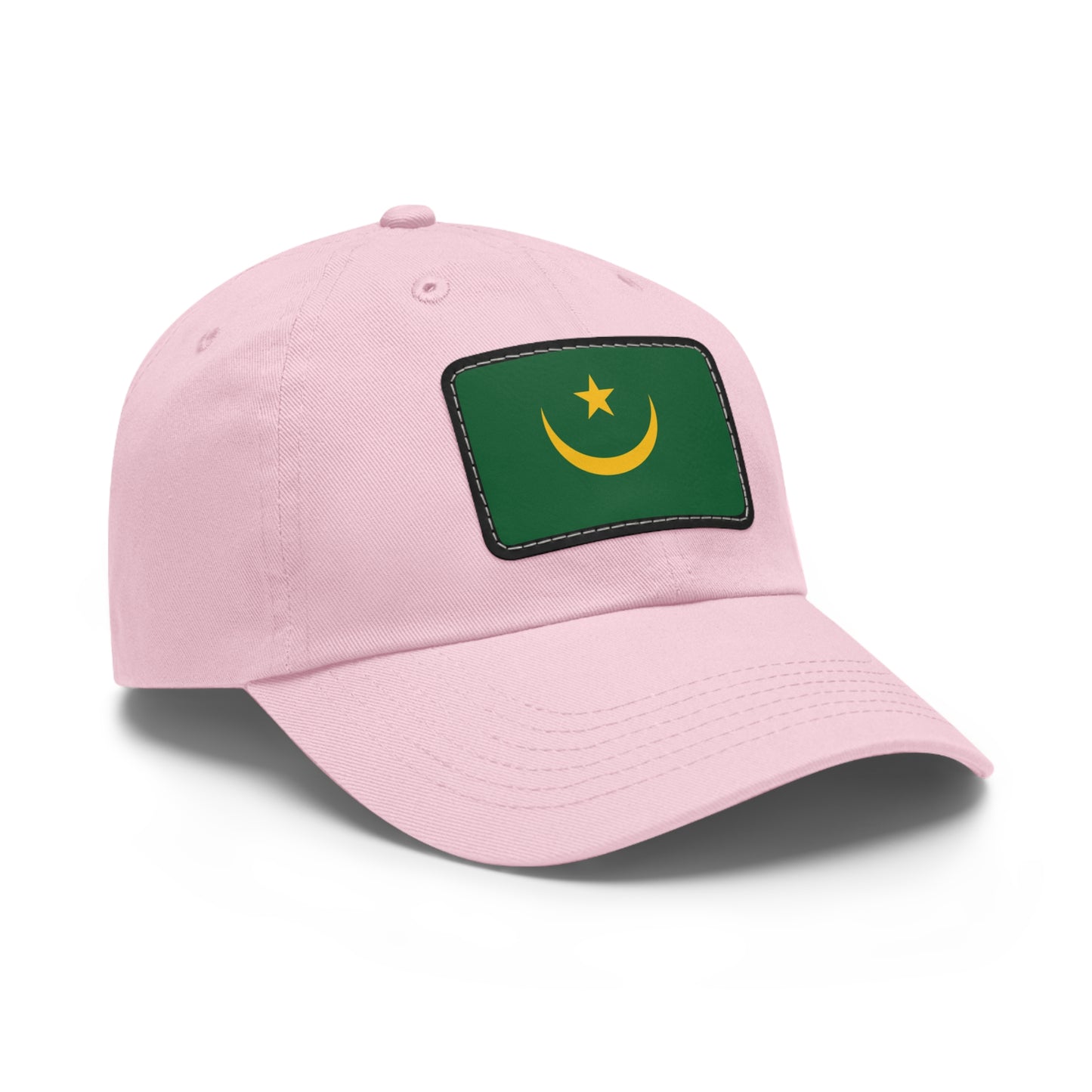 Flag Village Mauritania Flag Hat Cap with Leather Patch