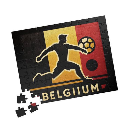 Flag Village Belgium Sporting Flag Puzzle (110, 252, 520, 1014-piece) BEL0011