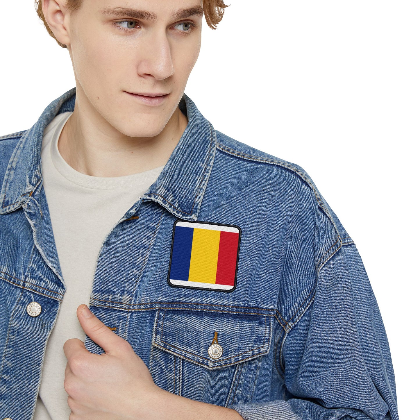 Flag Village Romania Flag Embroidery Iron-On Patches