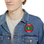 Flag Village Maldives Flag Embroidery Iron-On Patches