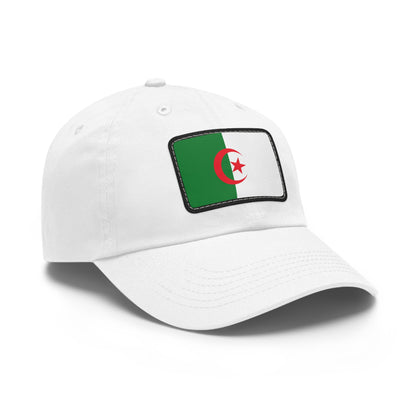 Flag Village Algeria Flag Hat Cap with Leather Patch