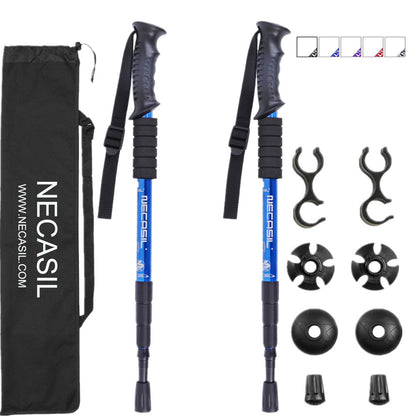 Flag Village Newcastle Four-section Trekking Straight Trekking Poles