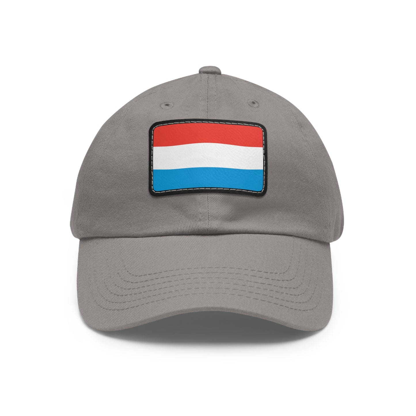 Flag Village Luxembourg Flag Hat Cap with Leather Patch
