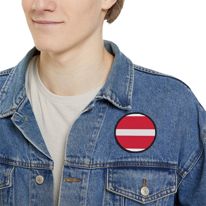 Flag Village Latvia Flag Embroidery Iron-On Patches