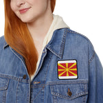 Flag Village Macedonia Flag Embroidery Iron-On Patches