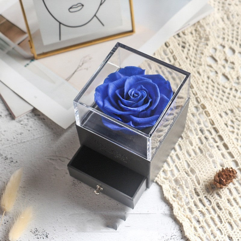 Flag Village Eve Valentine's Day Eternal Flowers Gift Box Ornaments