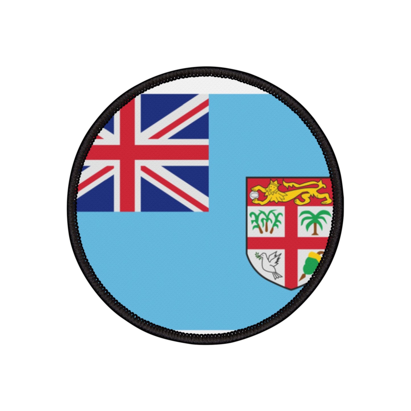 Flag Village Fiji Flag Embroidery Iron-On Patches