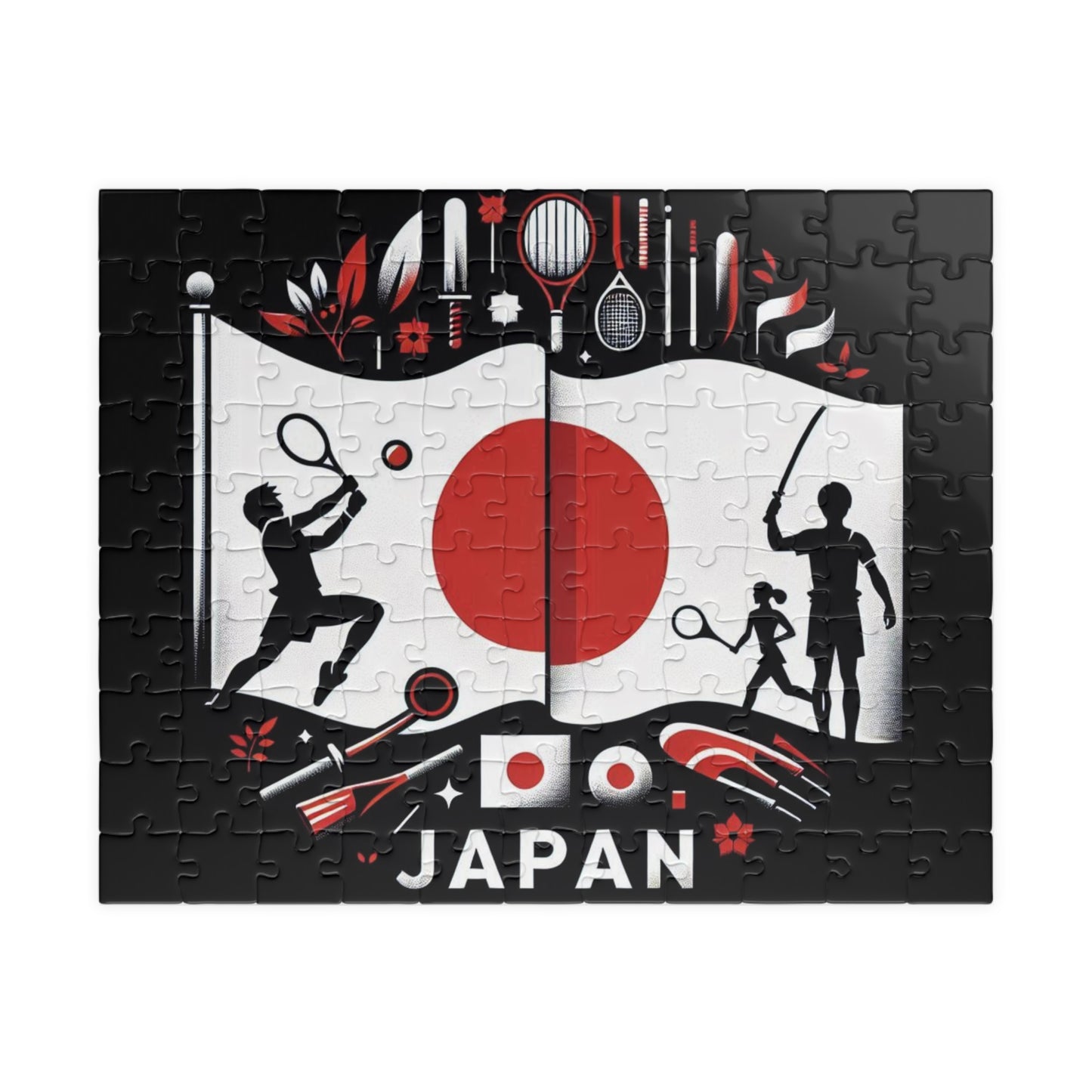Flag Village Japan Sporting Flag Puzzle (110, 252, 520, 1014-piece) JPN0002