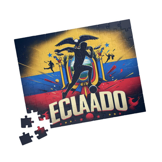 Flag Village Ecuador Sporting Flag Puzzle (110, 252, 520, 1014-piece) ECU0003