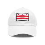 Flag Village USA District of Columbia State Flag Hat Cap with Leather Patch