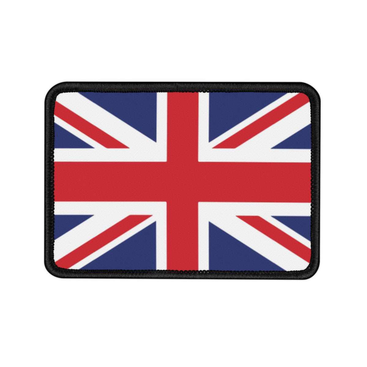 Flag Village United Kingdom Embroidered Iron-On Patch