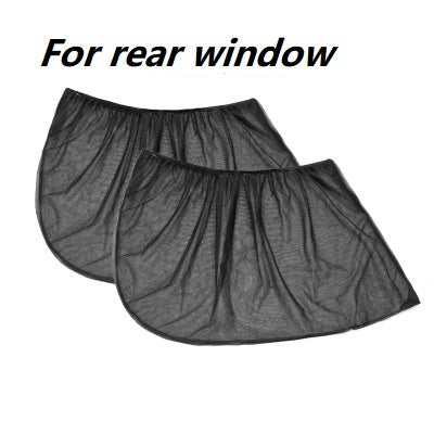 Flag Village Auto Tools Car Front&Rear Side Curtain Sun Visor Shade Mesh Cover Insulation Anti-mosquito Fabric Shield UV Protector Car Accessories Car Side Window Sunshades Window Screen Door Covers UV Protector